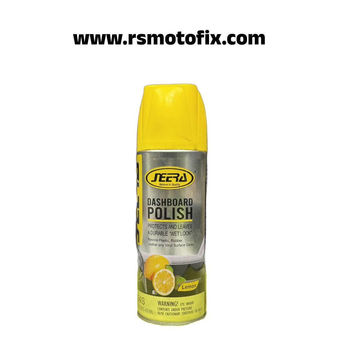 Jeera Dashboard Polish Lemon Flavor 450ml – Powerful Interior Cleaner & Fresh Shine