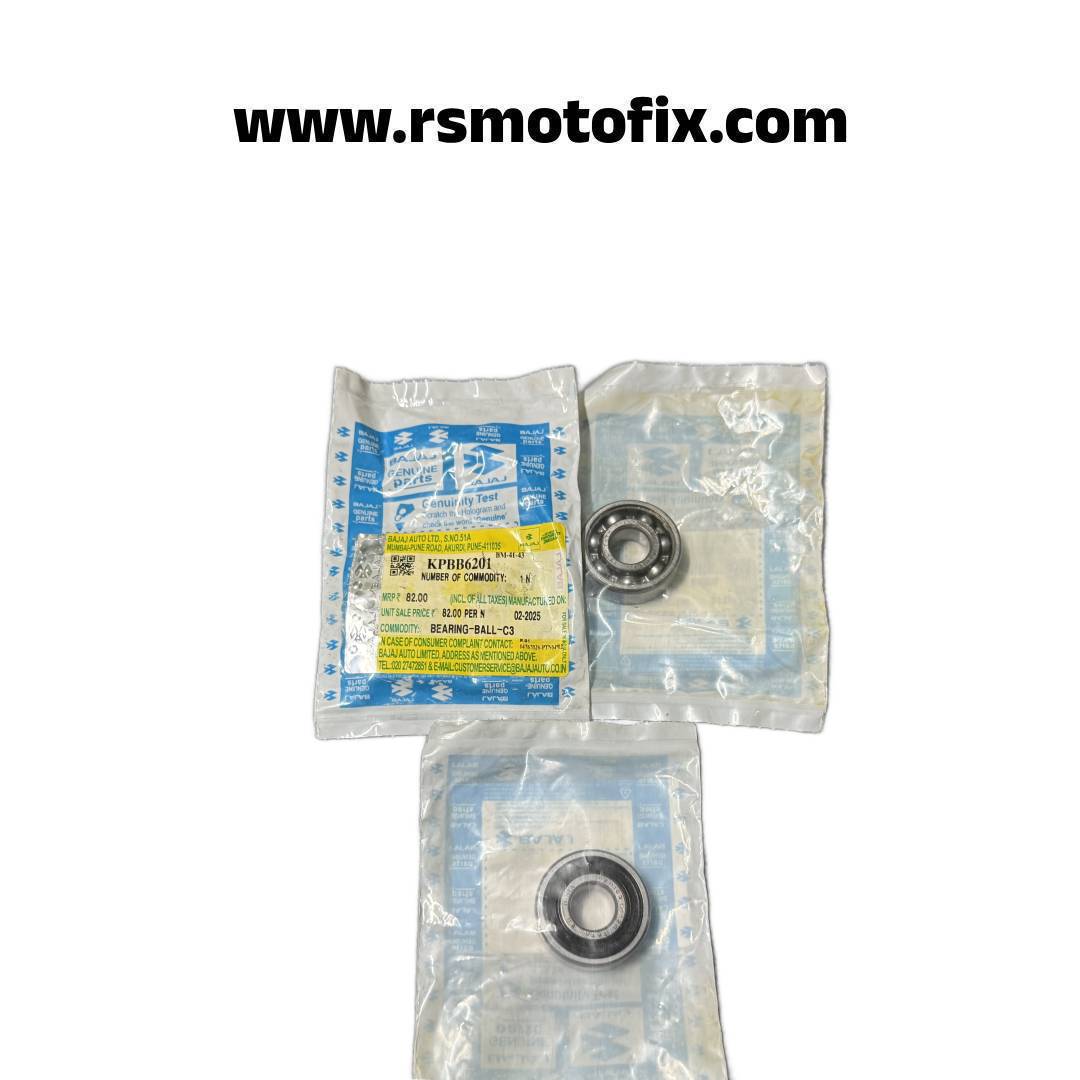 Genuine Bajaj Pulsar 150/180 Brake Shoe & 6201 Bearing - Price in BD