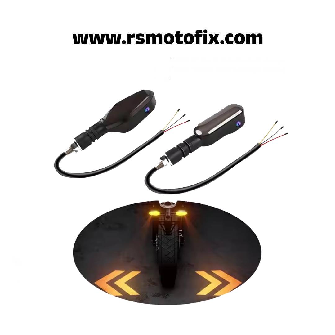 Universal Motorcycle LED Turn Signals & Color Projection Lamp | RSMotoFix