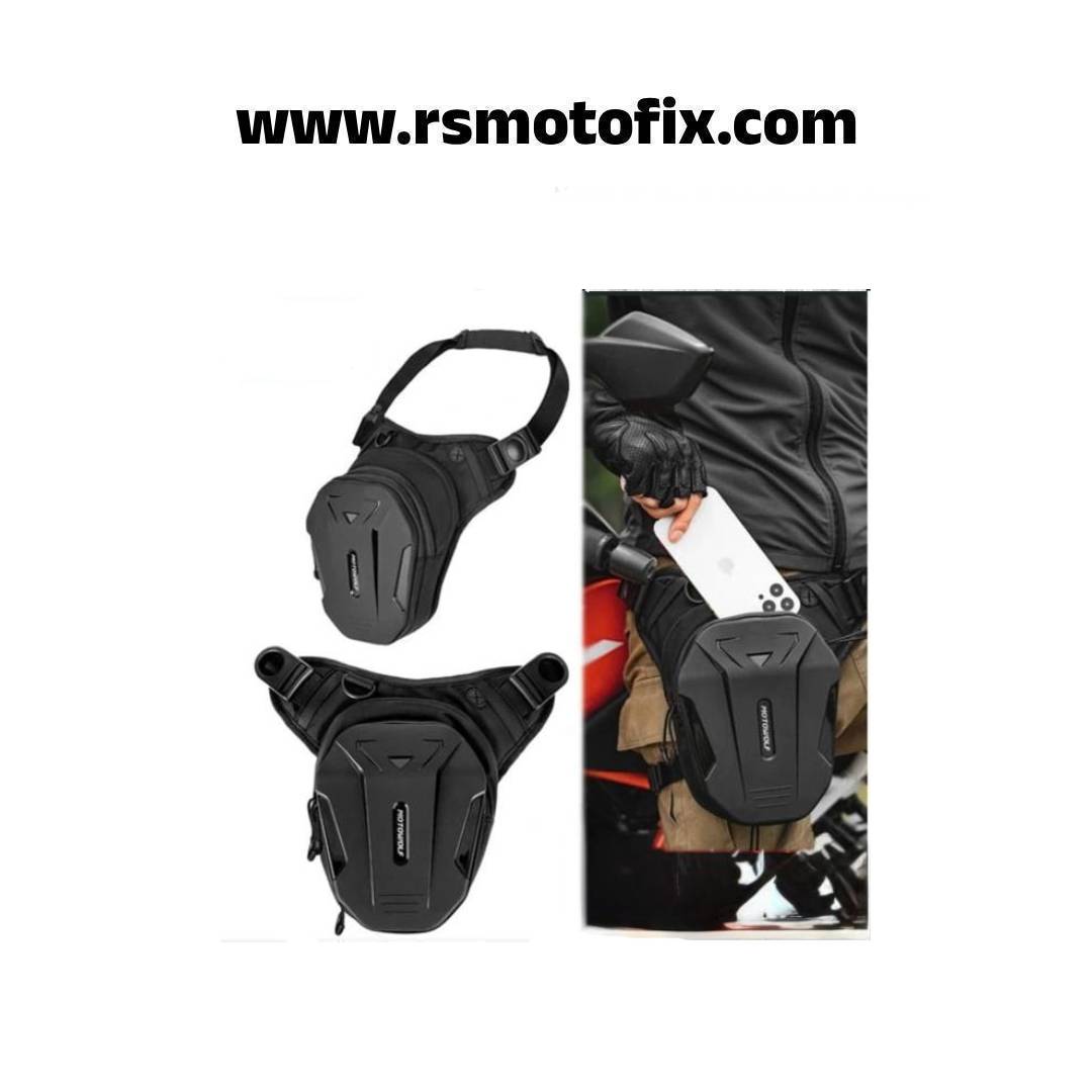 Waterproof Motorcycle Drop Leg Bag & Biker Waist Bag | RS Moto Fix