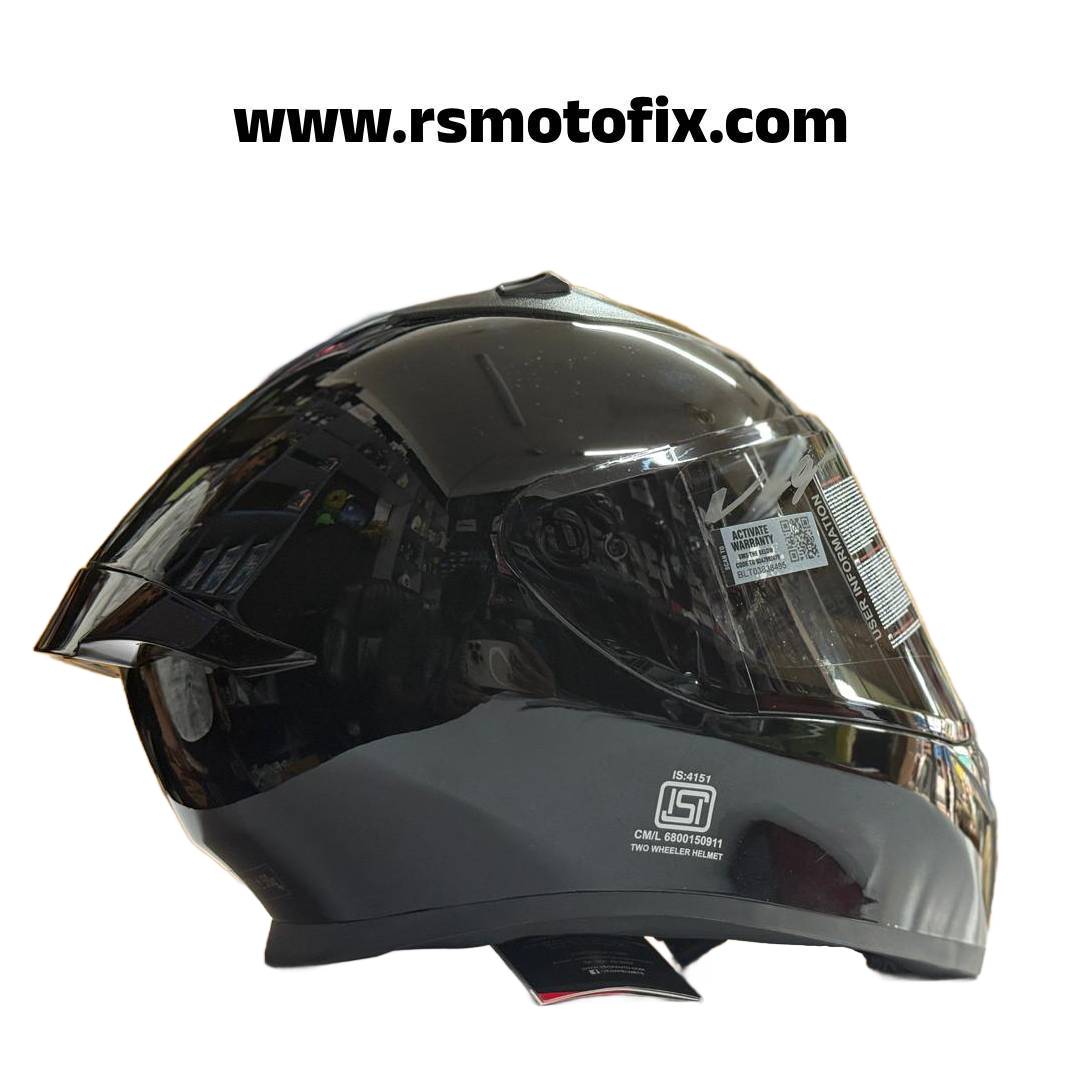 Vega Bolt Black Helmet Price in Bangladesh 2026 | Vega Glossy Black Review & Specs